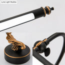 GobekUsa Modern Black Tubular Vanity Lighting - 19"/25" W LED Metal Wall Sconce Light for Bathroom in Warm/White Light