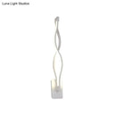 GobekUsa Minimalistic Metal LED Stairway Sconce in Warm/White Light - Black/White