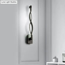 GobekUsa Minimalistic Metal LED Stairway Sconce in Warm/White Light - Black/White
