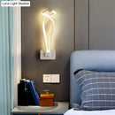 GobekUsa Art Deco Twisting LED Wall Sconce: Metal Edition for Bedroom Lighting
