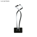 GobekUsa Art Deco Twisting LED Wall Sconce: Metal Edition for Bedroom Lighting