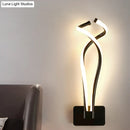 GobekUsa Art Deco Twisting LED Wall Sconce: Metal Edition for Bedroom Lighting