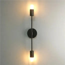 Modern black two arm led wall lamp bedroom vanity light by Decorbites