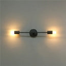 Modern black two arm led wall lamp bedroom vanity light by Decorbites