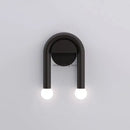 GobekUsa LED Wall Lamp Black U-Shape Design - Morden Indoor Minimalist Sonce Lighting