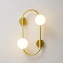 GobekUsa Brass LED Wall Sconce Lamp for Bedroom, Living Room, Hotel - Modern Decorative Lighting