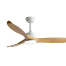 GobekUsa 52" Black Walnut Grain Ceiling Fan with LED Light & Remote Control