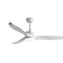 GobekUsa 52" Black Walnut Grain Ceiling Fan with LED Light & Remote Control