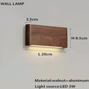 GobekUsa Black Walnut Wooden Ceiling Chandelier LED Pendant Lamp for Modern Home Decor