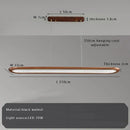 GobekUsa Black Walnut Wooden Ceiling Chandelier LED Pendant Lamp for Modern Home Decor