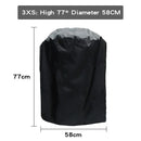 Modern black waterproof bbq grill cover outdoor kitchen protector by Decorbites