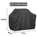 Modern black waterproof bbq grill cover outdoor kitchen protector by Decorbites