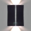 GobekUsa Modern 1/2/3-Light Black Porch Wall Sconce with Wavy Metal Shade and Warm/White Lighting