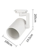 Modern black & white 35w led ceiling spot light retail display fixture by Decorbites