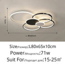 GobekUsa Acrylic Chandelier Light Modern Minimalist Ceiling Lamp for Living Dining Bedroom