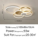GobekUsa Acrylic Chandelier Light Modern Minimalist Ceiling Lamp for Living Dining Bedroom