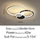 GobekUsa Acrylic Chandelier Light Modern Minimalist Ceiling Lamp for Living Dining Bedroom