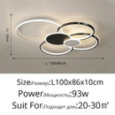 GobekUsa Acrylic Chandelier Light Modern Minimalist Ceiling Lamp for Living Dining Bedroom