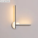 GobekUsa Minimalist Acrylic Cross LED Wall Sconce in Black/White for Bedside Lighting - Warm/White Ambiance
