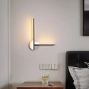 GobekUsa Minimalist Acrylic Cross LED Wall Sconce in Black/White for Bedside Lighting - Warm/White Ambiance