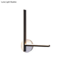 GobekUsa Minimalist Acrylic Cross LED Wall Sconce in Black/White for Bedside Lighting - Warm/White Ambiance