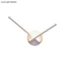 GobekUsa Minimalist Acrylic Cross LED Wall Sconce in Black/White for Bedside Lighting - Warm/White Ambiance