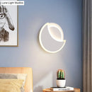 GobekUsa Nordic LED Acrylic Eclipse Wall Sconce in Warm/White Light - Bedroom Lighting