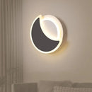 GobekUsa Nordic LED Acrylic Eclipse Wall Sconce in Warm/White Light - Bedroom Lighting