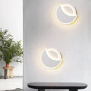 GobekUsa Nordic LED Acrylic Eclipse Wall Sconce in Warm/White Light - Bedroom Lighting