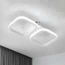 GobekUsa Acrylic LED Ceiling Lamp: Modern Nordic Chandelier for Living Dining Room & Aisle