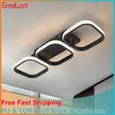 GobekUsa Acrylic LED Ceiling Lamp: Modern Nordic Chandelier for Living Dining Room & Aisle
