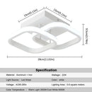 GobekUsa Acrylic LED Ceiling Lamp: Modern Nordic Chandelier for Living Dining Room & Aisle