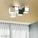 GobekUsa Acrylic LED Ceiling Light with Remote Control - Modern Square Design