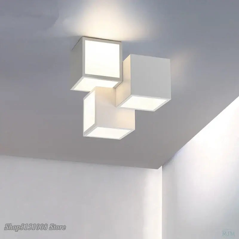 GobekUsa Acrylic LED Ceiling Light with Remote Control - Modern Square Design, photo 3 of 10