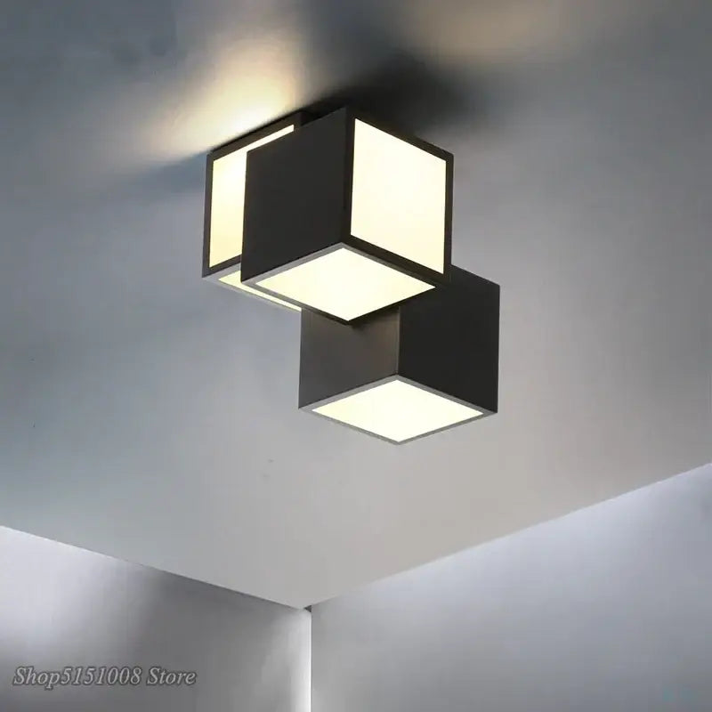 GobekUsa Acrylic LED Ceiling Light with Remote Control - Modern Square Design, photo 2 of 10