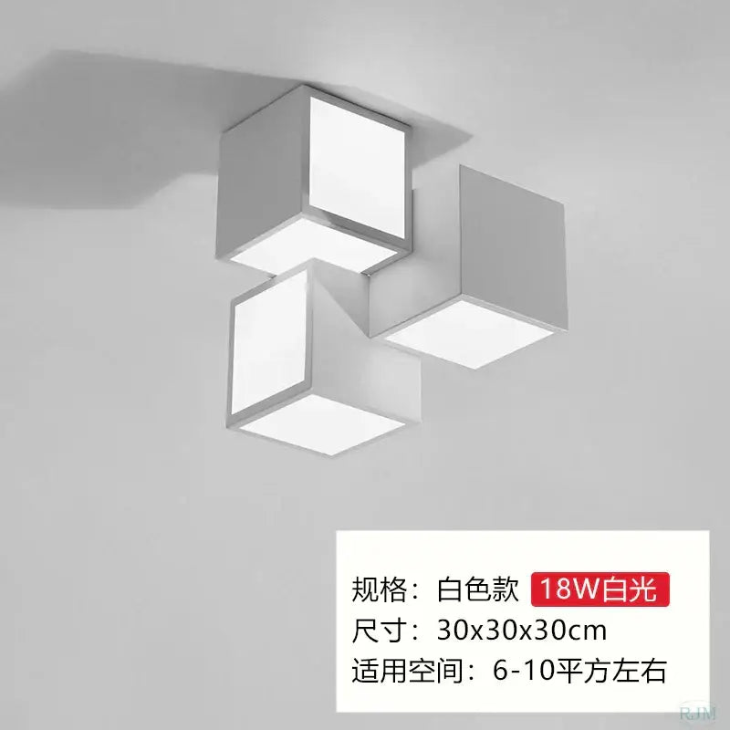 GobekUsa Acrylic LED Ceiling Light with Remote Control - Modern Square Design, photo 9 of 10