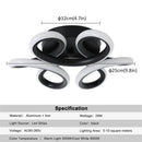 GobekUsa Acrylic LED Ceiling Light | Nordic Style | Surface Mounted Plafonniers