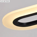 GobekUsa Minimalist LED Island Light Fixture - Acrylic Oblong Design
