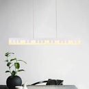 GobekUsa Modern Acrylic Piano Key Chandelier Lamp Fixture Kids LED Ceiling Light - White/Black, White/Warm Light