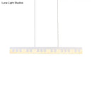 GobekUsa Modern Acrylic Piano Key Chandelier Lamp Fixture Kids LED Ceiling Light - White/Black, White/Warm Light