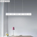 GobekUsa Modern Acrylic Piano Key Chandelier Lamp Fixture Kids LED Ceiling Light - White/Black, White/Warm Light