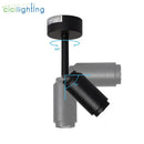 Modern black & white adjustable beam angle track spotlight shop light by Decorbites