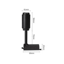 Modern black & white adjustable beam led ceiling lamp living room by Decorbites