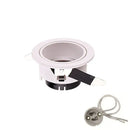 Modern black & white adjustable gu10 mr16 ceiling downlight bedroom by Decorbites