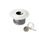 Modern black & white adjustable gu10 mr16 ceiling downlight bedroom by Decorbites