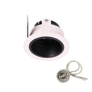 Modern black & white adjustable gu10 mr16 ceiling downlight bedroom by Decorbites