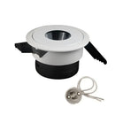 Modern black & white adjustable gu10 mr16 ceiling downlight bedroom by Decorbites