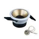 Modern black & white adjustable gu10 mr16 ceiling downlight bedroom by Decorbites