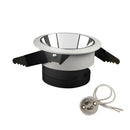 Modern black & white adjustable gu10 mr16 ceiling downlight bedroom by Decorbites