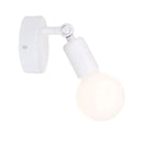Modern black & white adjustable wall lamp holder bedroom sconce by Decorbites